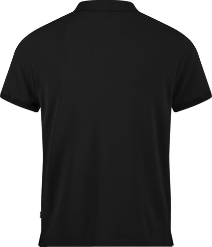 CUBE ORGANIC POLO SHIRT BLACK