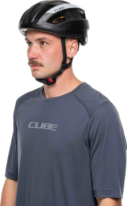 CUBE HELMET NUPATH BLACK REFLECTIVE