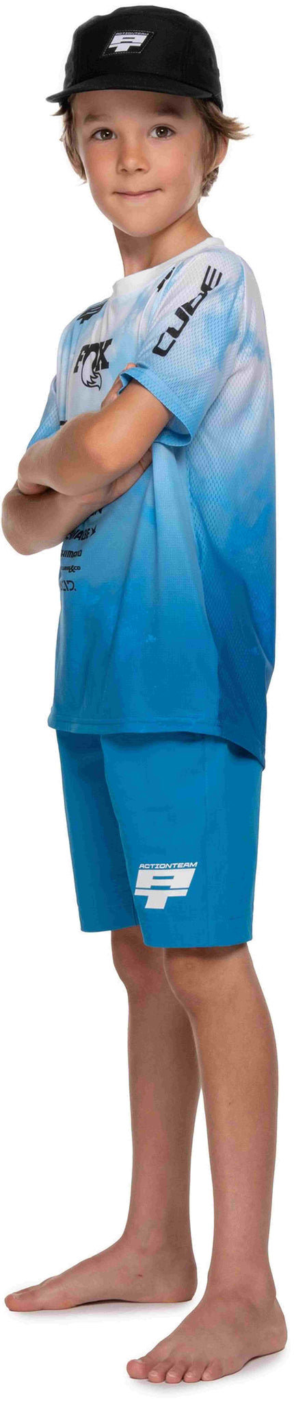CUBE MTB BAGGY SHORT ROOKIE X ACTIONTEAM TOPAS BLUE