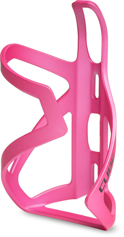 CUBE BOTTLE CAGE HPP SIDECAGE MATT FUCSIA/GLOSSY BLACK 
