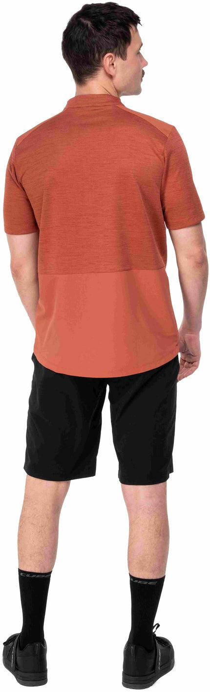 CUBE JERSEY HALF ZIP CMPT S/S RED XS