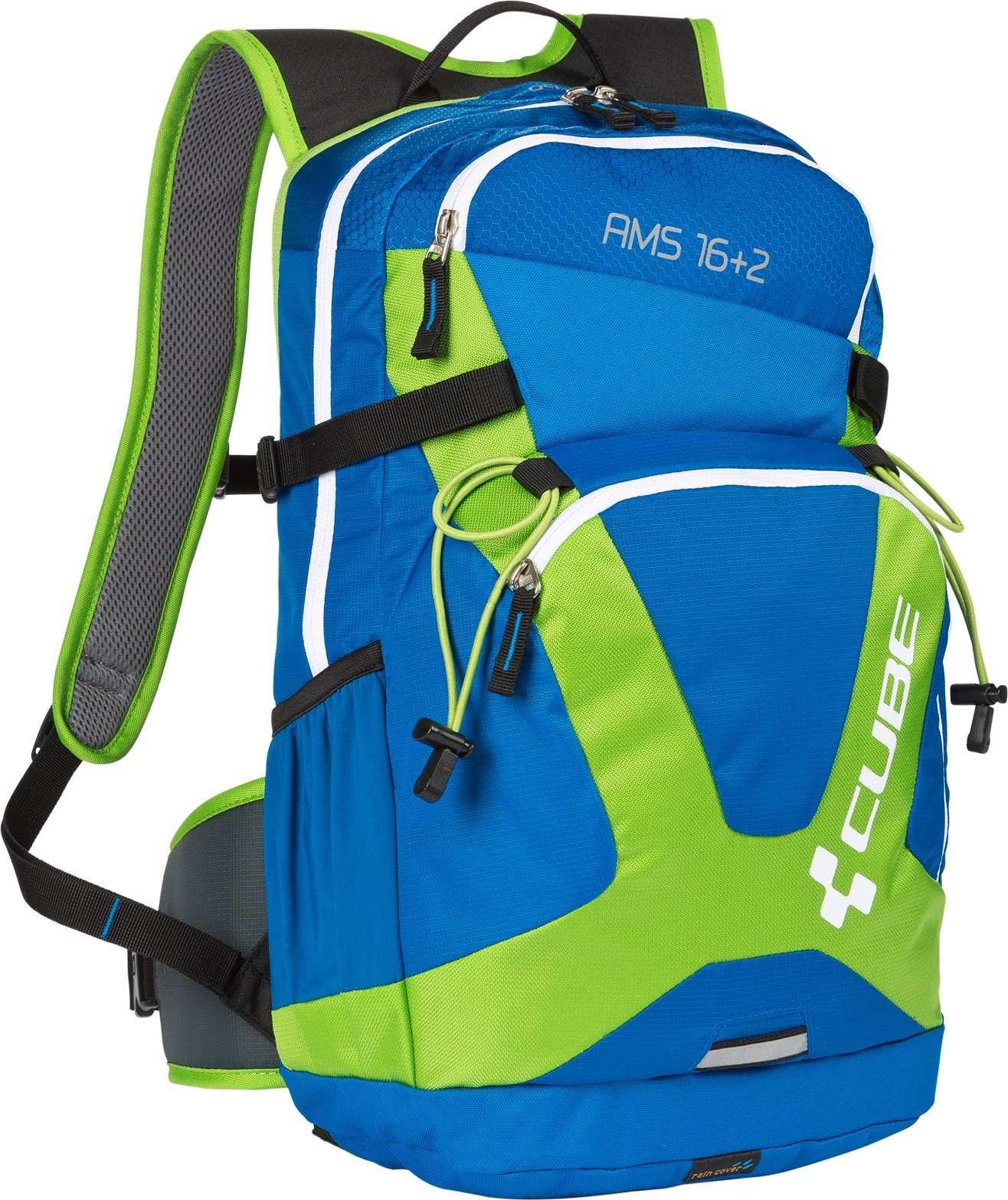 CUBE Backpack Ams 16+2 Blue/Green – CUBE Stores UK