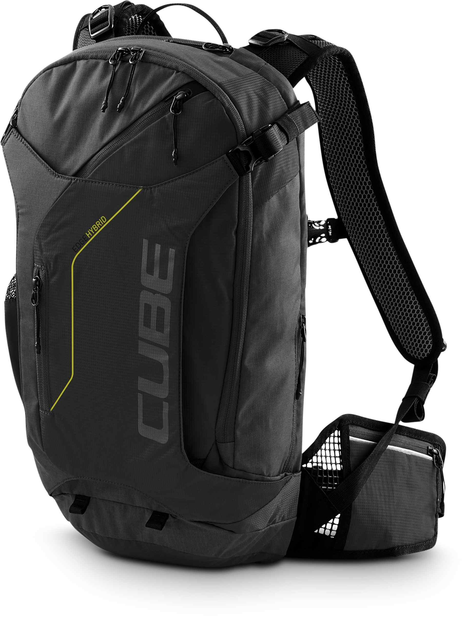 CUBE BACKPACK EDGE HYBRID 20 BLACK/LIME – cubestores.nl