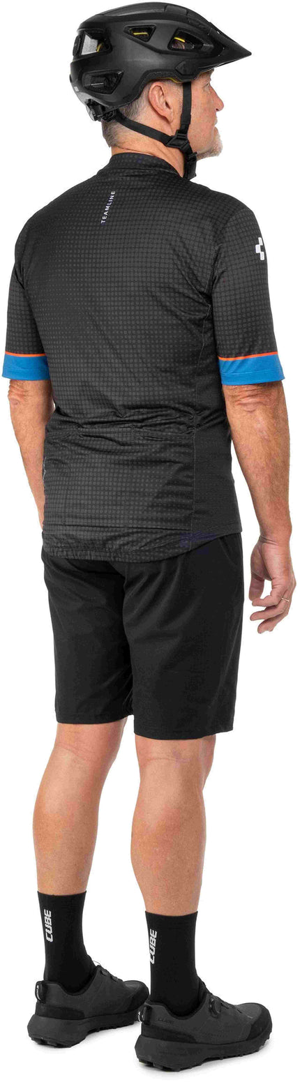 CUBE JERSEY CMPT TEAMLINE S/S BLACK