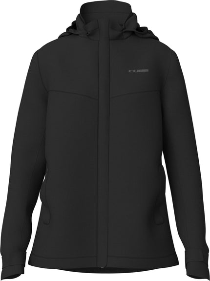 CUBE WS RAIN JACKET CMPT BLACK