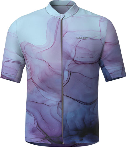 CUBE JERSEY CMPT ARTLINE S/S BLUE/PURPLE