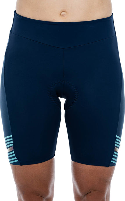 CUBE Teamline WS Cycle Shorts Blue/Mint