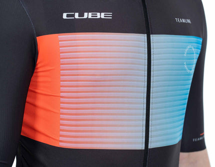 CUBE Teamline Jersey S/S Black/Blue/Red