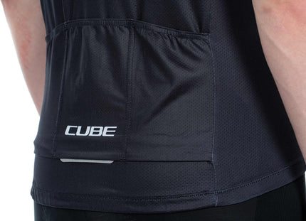 CUBE TEAMLINE JERSEY CMPT S/S BLACK/BLUE/GREY