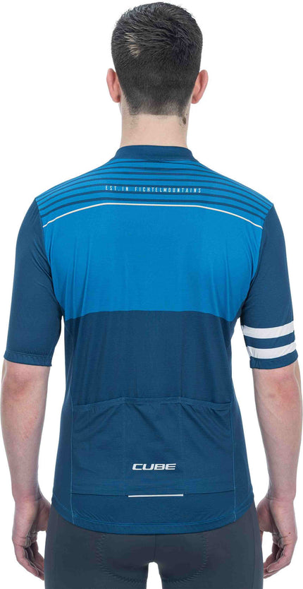 CUBE BLACKLINE JERSEY CMPT S/S BLUE