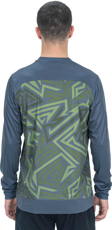 CUBE Atx Round Neck Jersey Tm L/S Olive/Grey