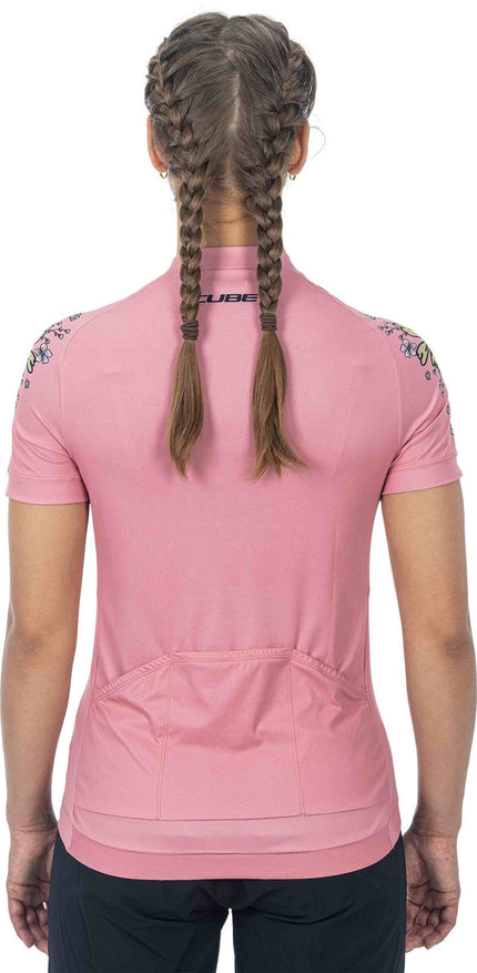 CUBE Atx WS Jersey Full Zip Cmpt S/S Coral