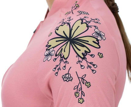 CUBE Atx WS Jersey Full Zip Cmpt S/S Coral