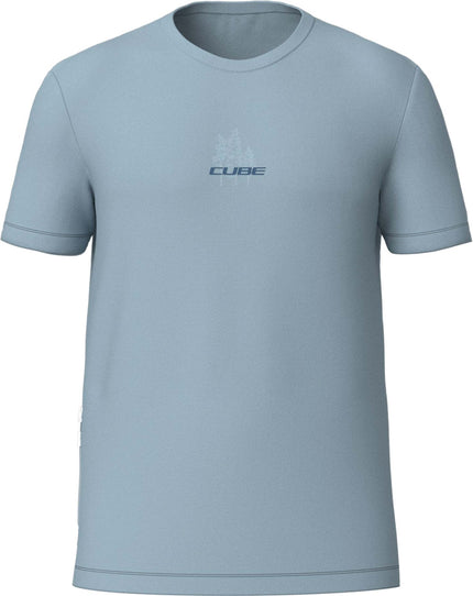 CUBE MTB ROUND NECK JERSEY SOFT TOUCH S/S BLUE XS