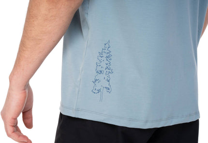 CUBE MTB ROUND NECK JERSEY SOFT TOUCH S/S BLUE XS