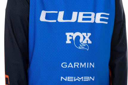 CUBE MTB JERSEY ROOKIE X ACTIONTEAM L/S BLACK/BLUE