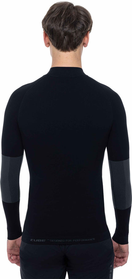 CUBE BASELAYER RACE BE WARM L/S BLACK
