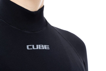 CUBE WS BASELAYER RACE BE WARM L/S BLACK