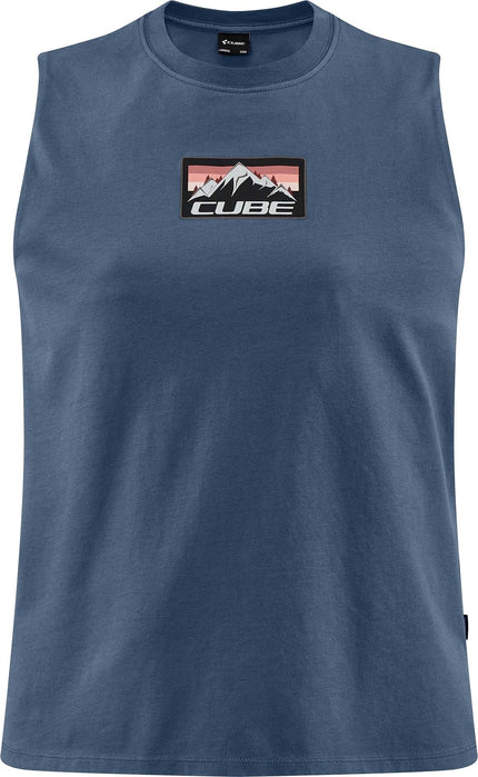 CUBE Organic WS Tank Top Summit Anthracite