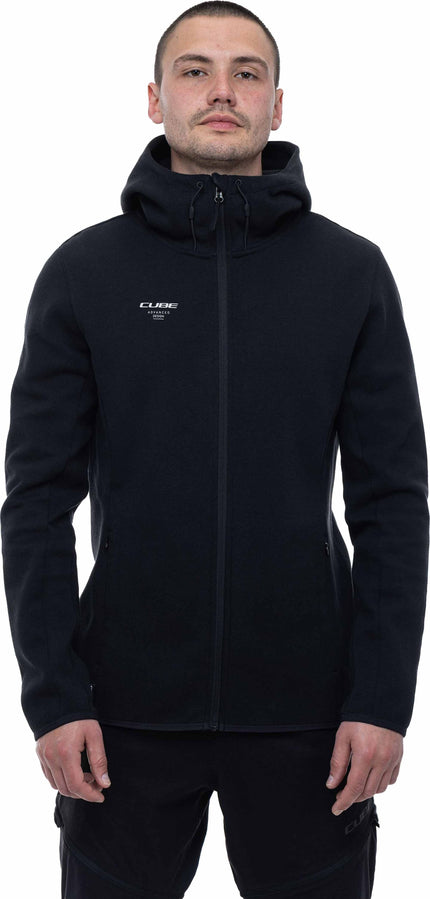 Cube Zip Hoodie Advanced Black
