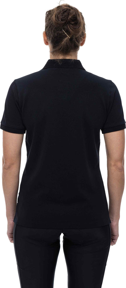 CUBE ORGANIC WS POLO SHIRT BLACK