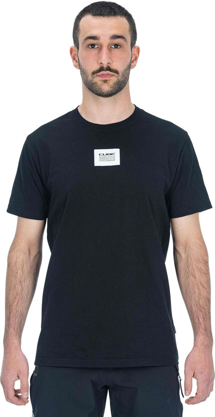 CUBE ORGANIC T-SHIRT LOGOWEAR GTY FIT BLACK