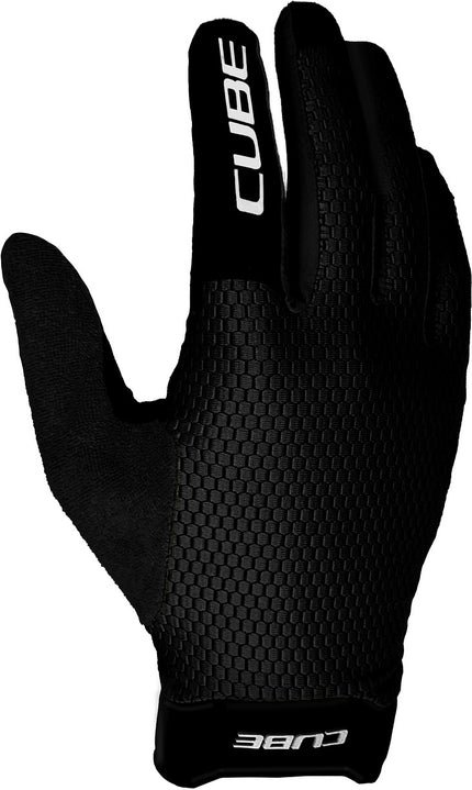 Cube Gloves Gravity Long Finger Black