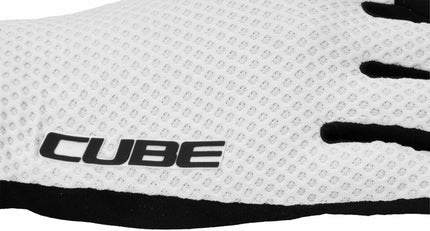 Cube Gloves Race Long Finger White