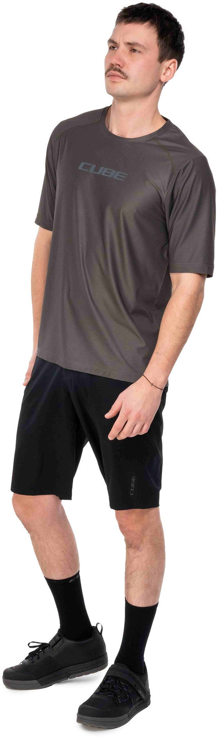 CUBE TRAIL SHORT CMPT BLACK XS