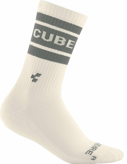 CUBE SOCKS AFTER RACE HIGH CUT NATURAL WHITE/GREY 36-39