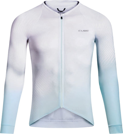 CUBE ROAD/XC UV-PROTECTION JERSEY L/S TURQUOISE