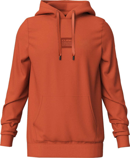 CUBE ORGANIC HOODIE ROOTS RED XS