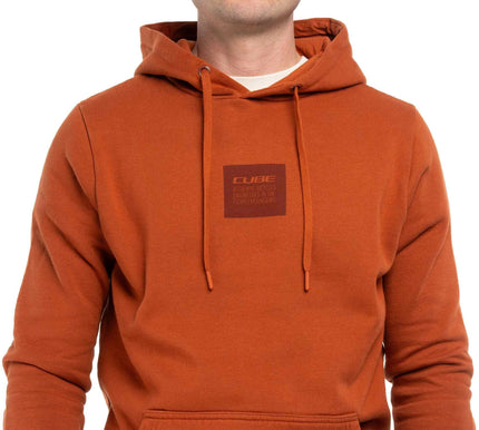 CUBE ORGANIC HOODIE ROOTS RED XS