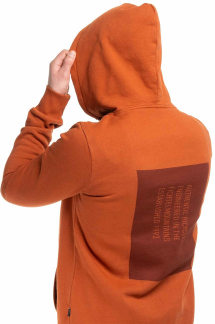 CUBE ORGANIC HOODIE ROOTS RED XS