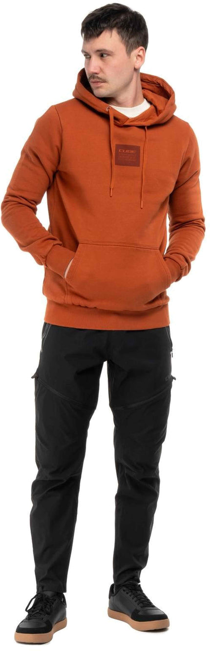 CUBE ORGANIC HOODIE ROOTS RED XS
