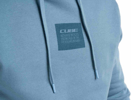 CUBE ORGANIC HOODIE ROOTS BLUE XS