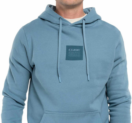 CUBE ORGANIC HOODIE ROOTS BLUE XS
