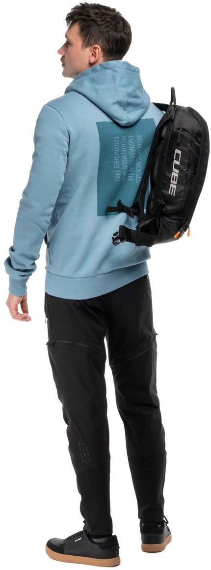 CUBE ORGANIC HOODIE ROOTS BLUE XS