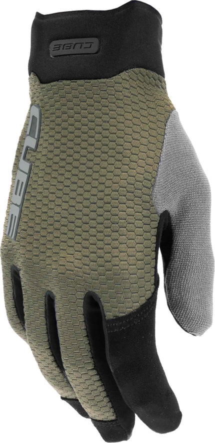 CUBE GLOVES GRAVITY LONG FINGER TM OLIVE/GREY XS (6)