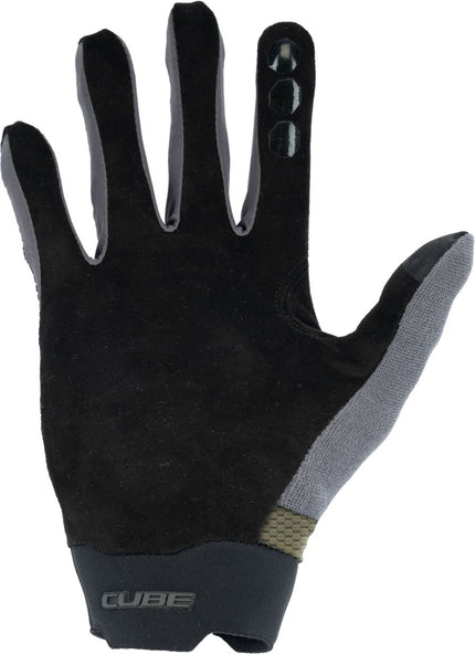 CUBE GLOVES GRAVITY LONG FINGER TM OLIVE/GREY