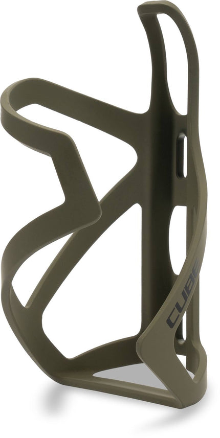 CUBE BOTTLE CAGE HPP SIDECAGE MATT DUSTYOLIVE/GLOSSY BLACK