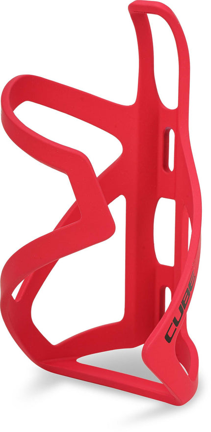 CUBE BOTTLE CAGE HPP SIDECAGE MATT RED/GLOS BLK