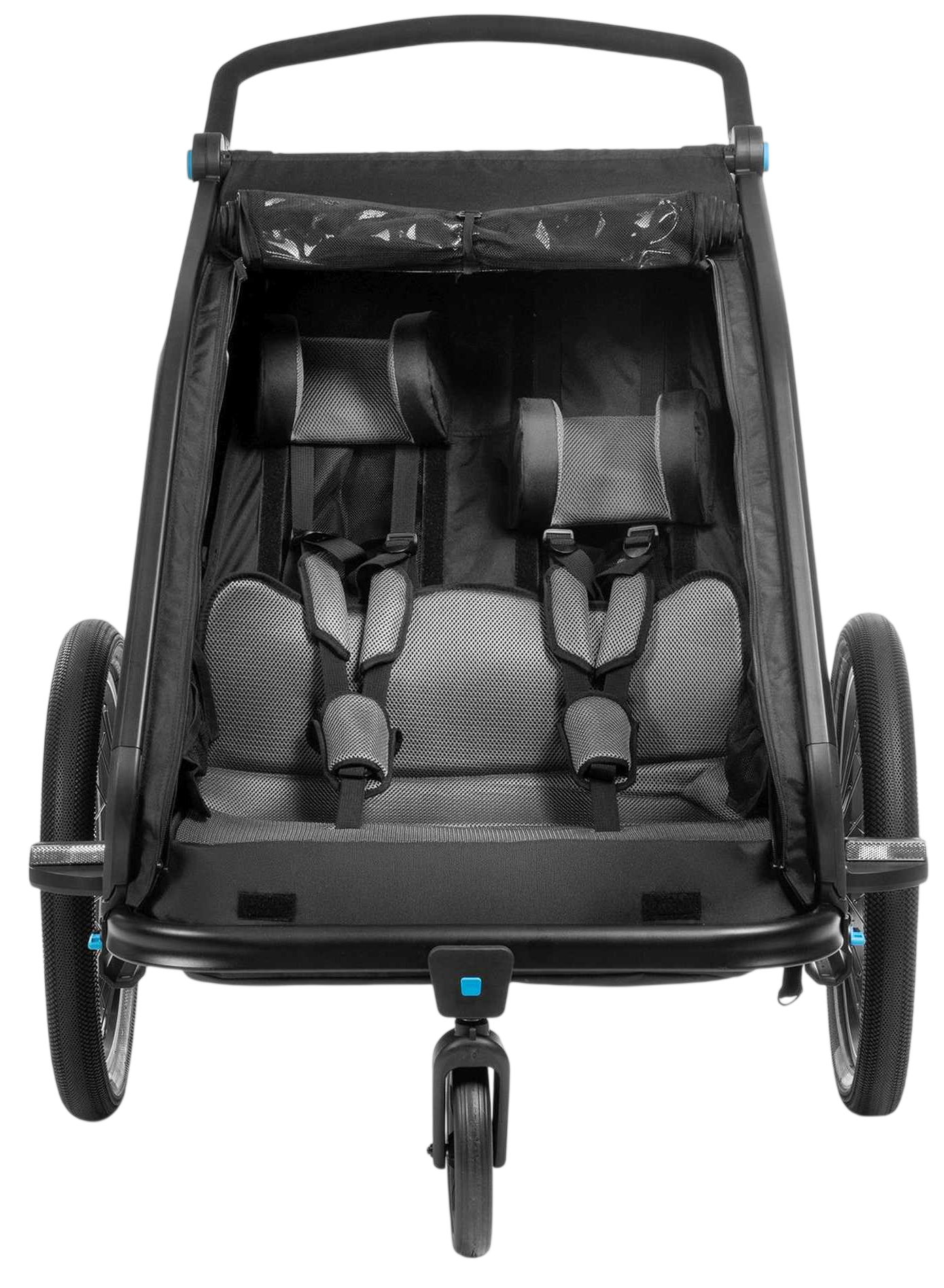 cube kinder fahrradanhänger double cmpt x actionteam CUBE Kids Trailer Double Cmpt Black – cubestores.nl