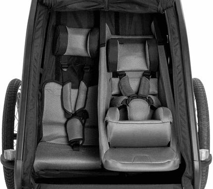 Cube Baby Seat For Kids Trailer Double Cmpt Black