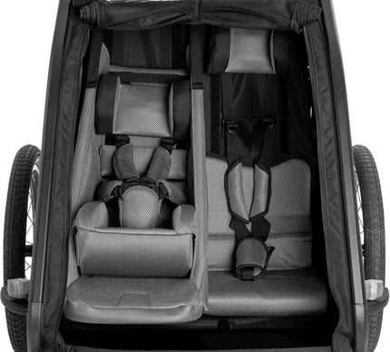 Cube Baby Seat For Kids Trailer Double Cmpt Black