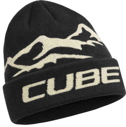 CUBE BEANIE BLACK/CREME 