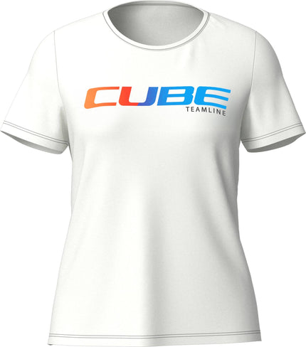 CUBE ORGANIC WS T-SHIRT TEAMLINE WHITE