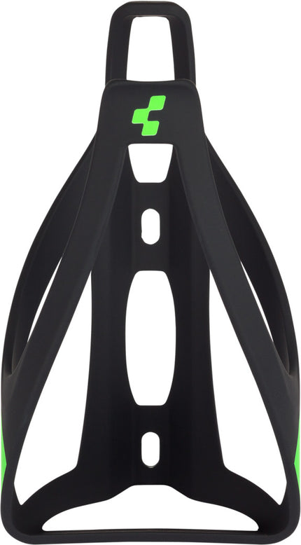 CUBE Bottle Cage Hpp Matt Black/Green