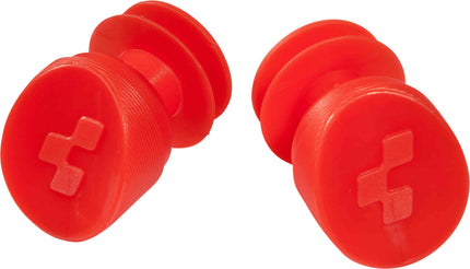 CUBE Bar End Plugs (Pair) Red