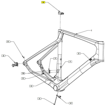 CUBE SEATPOST CLAMP AGREE/NUROAD/NULANE C:62